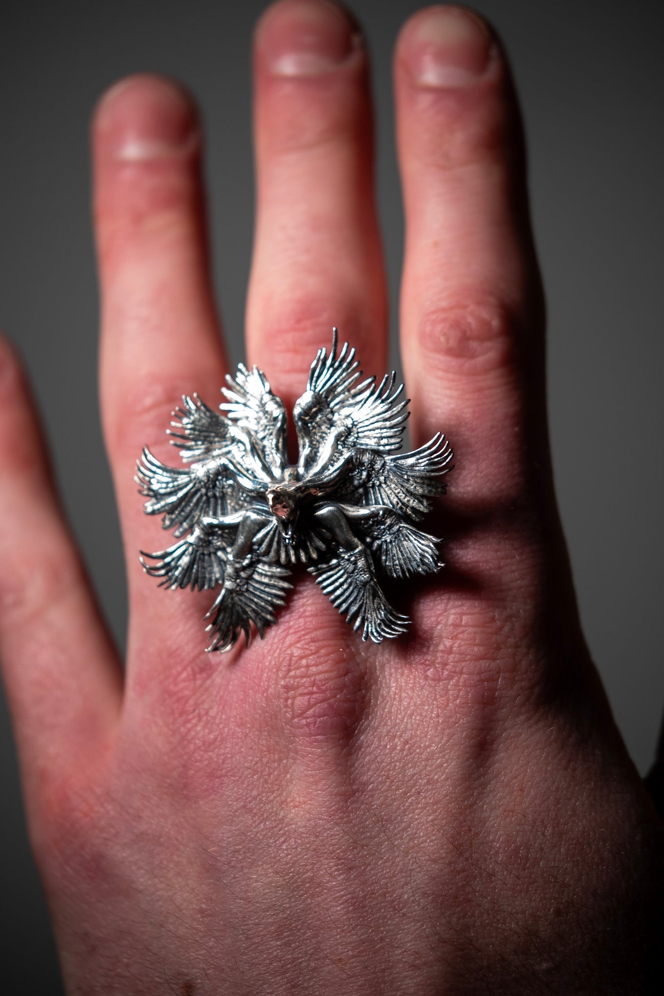 Halcyon Sterling Complete Collection — Both Rings + Pendant + Complimentary Brass Buckle — featured view