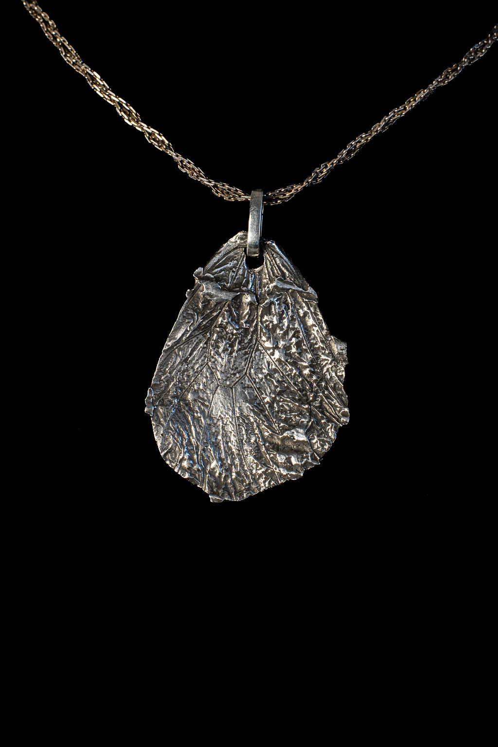 Medium Idea Idea Wing Fossil Pendant Antique Patina — image 1