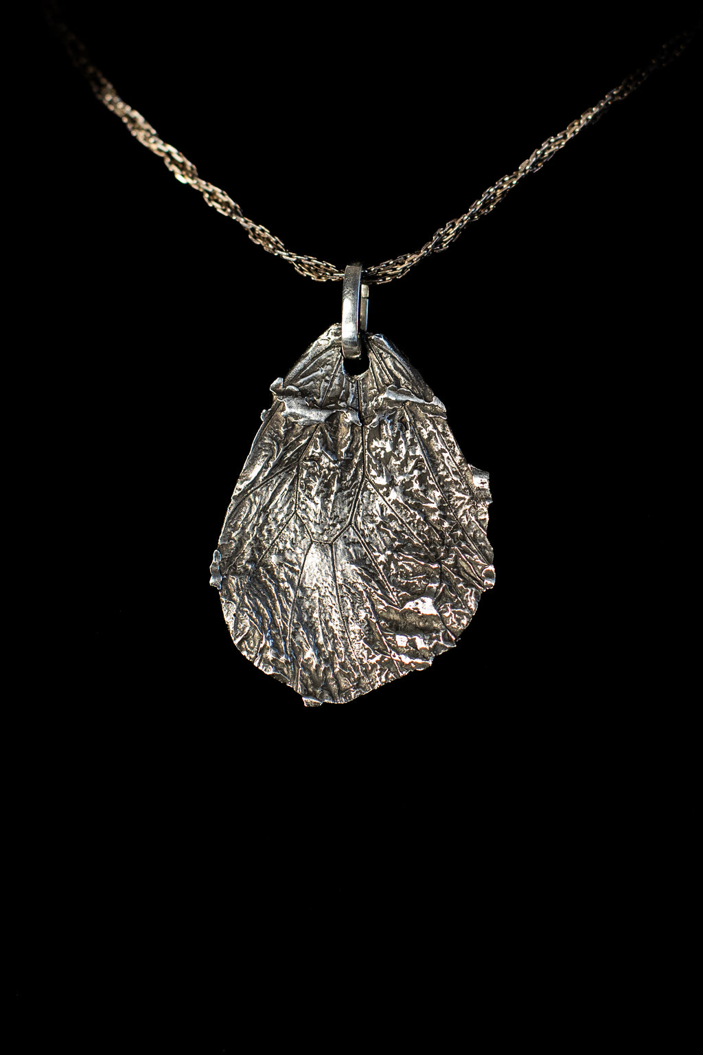 Medium Idea Idea Wing Fossil Pendant Antique Patina — image 2