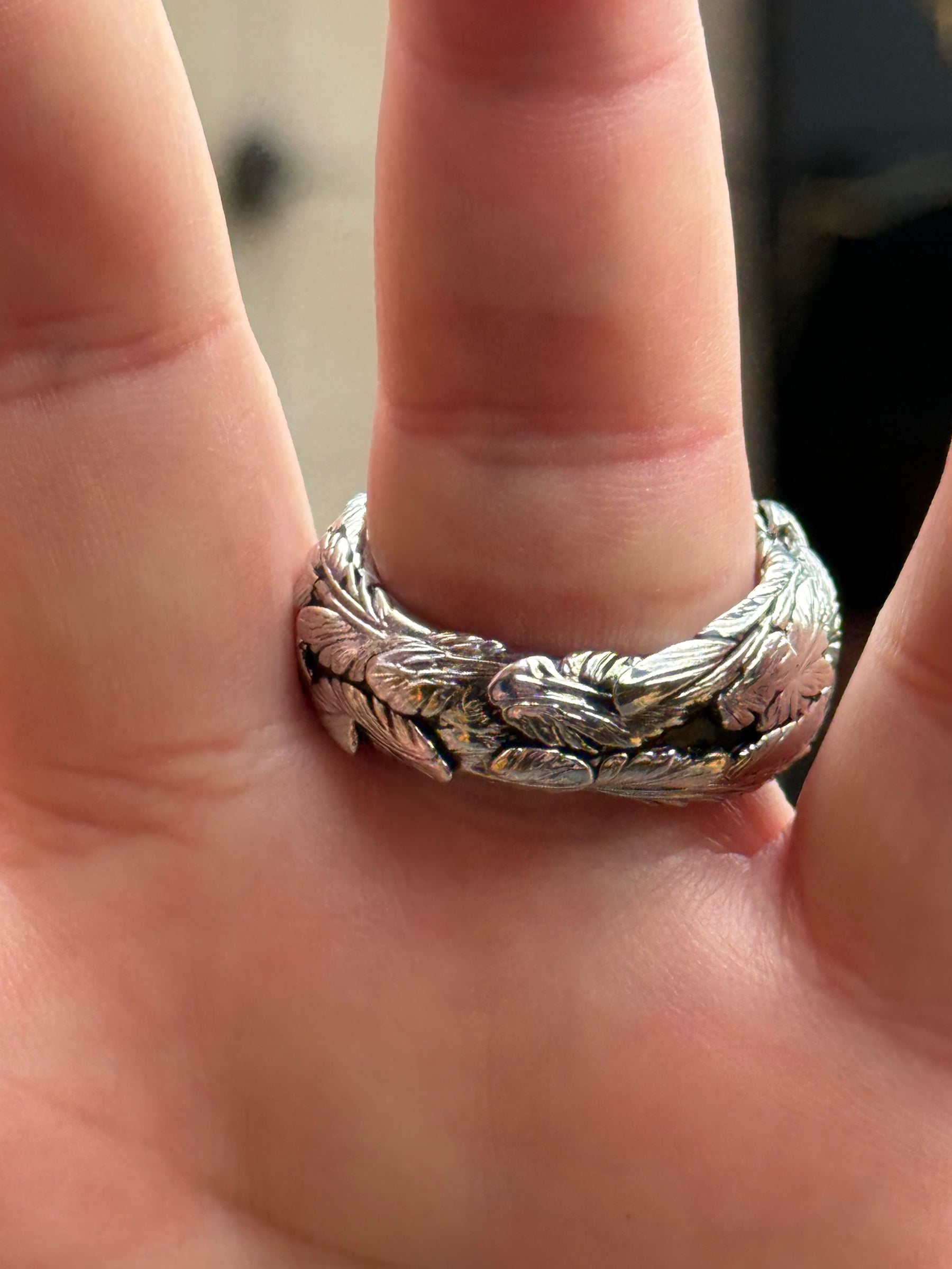 Halo of Haft Ring in 18k Gold or 950 Platinum