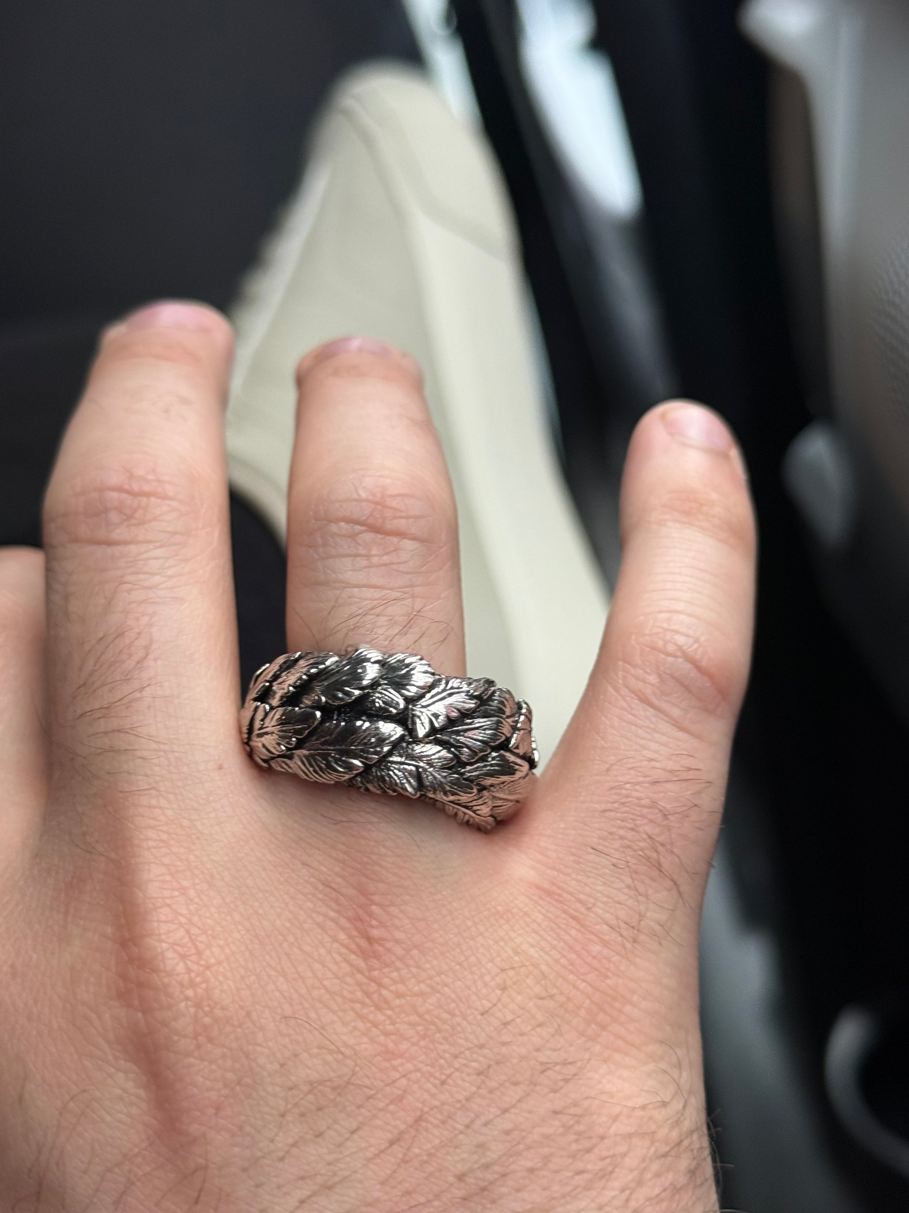 Halo of Haft Ring in 18k Gold or 950 Platinum