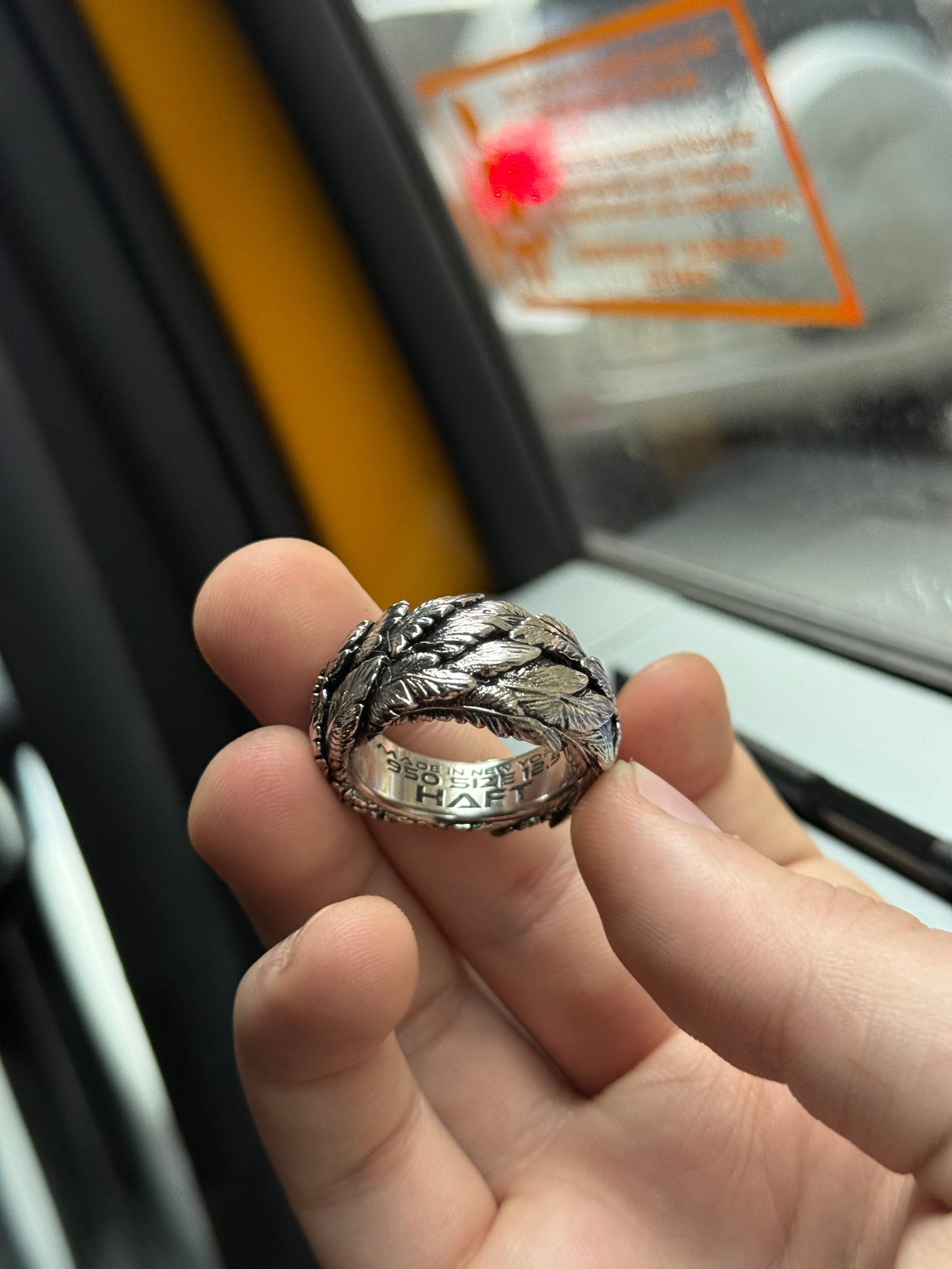 Halo of Haft Ring in 18k Gold or 950 Platinum