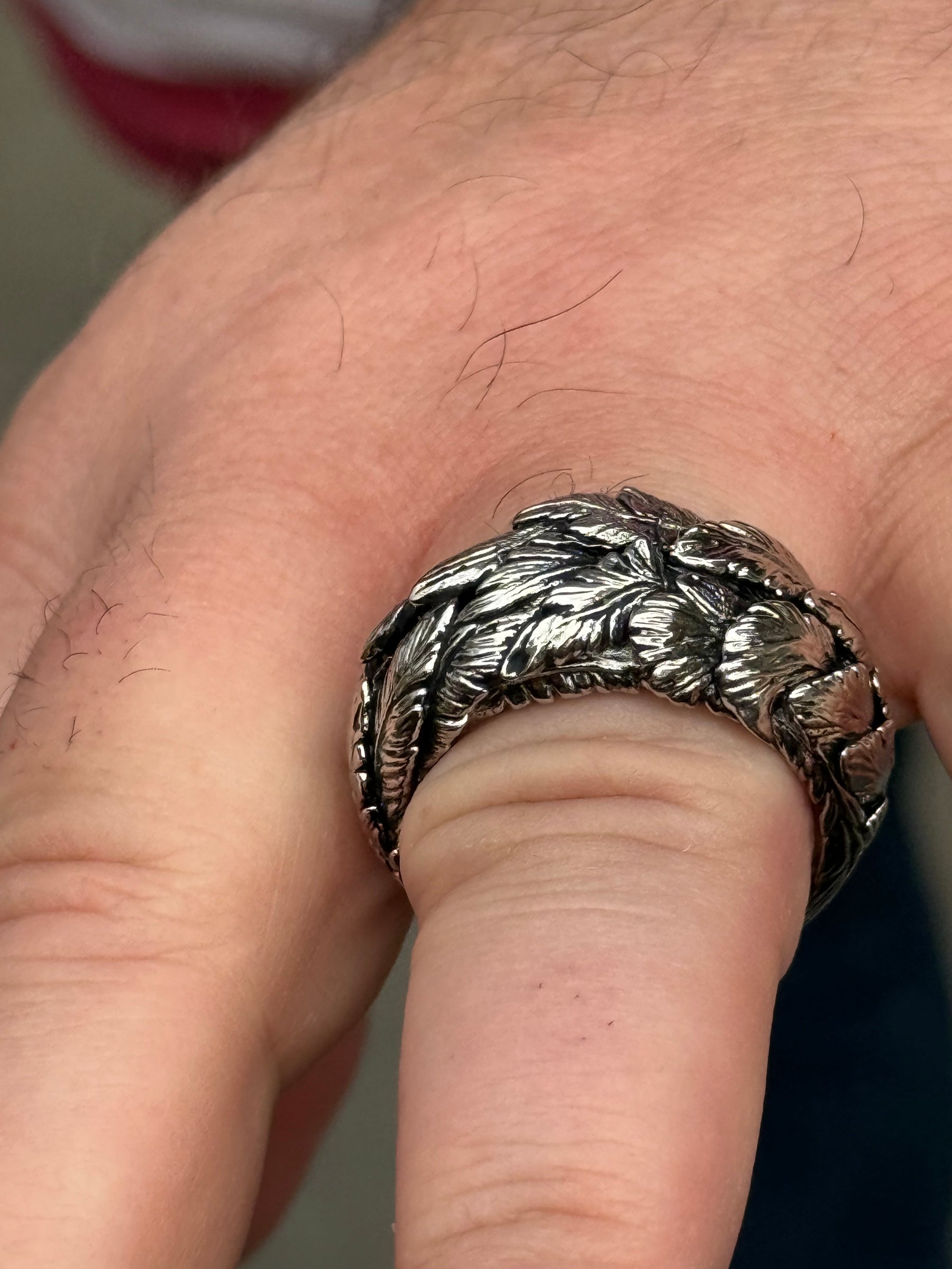 Halo of Haft Ring in 18k Gold or 950 Platinum