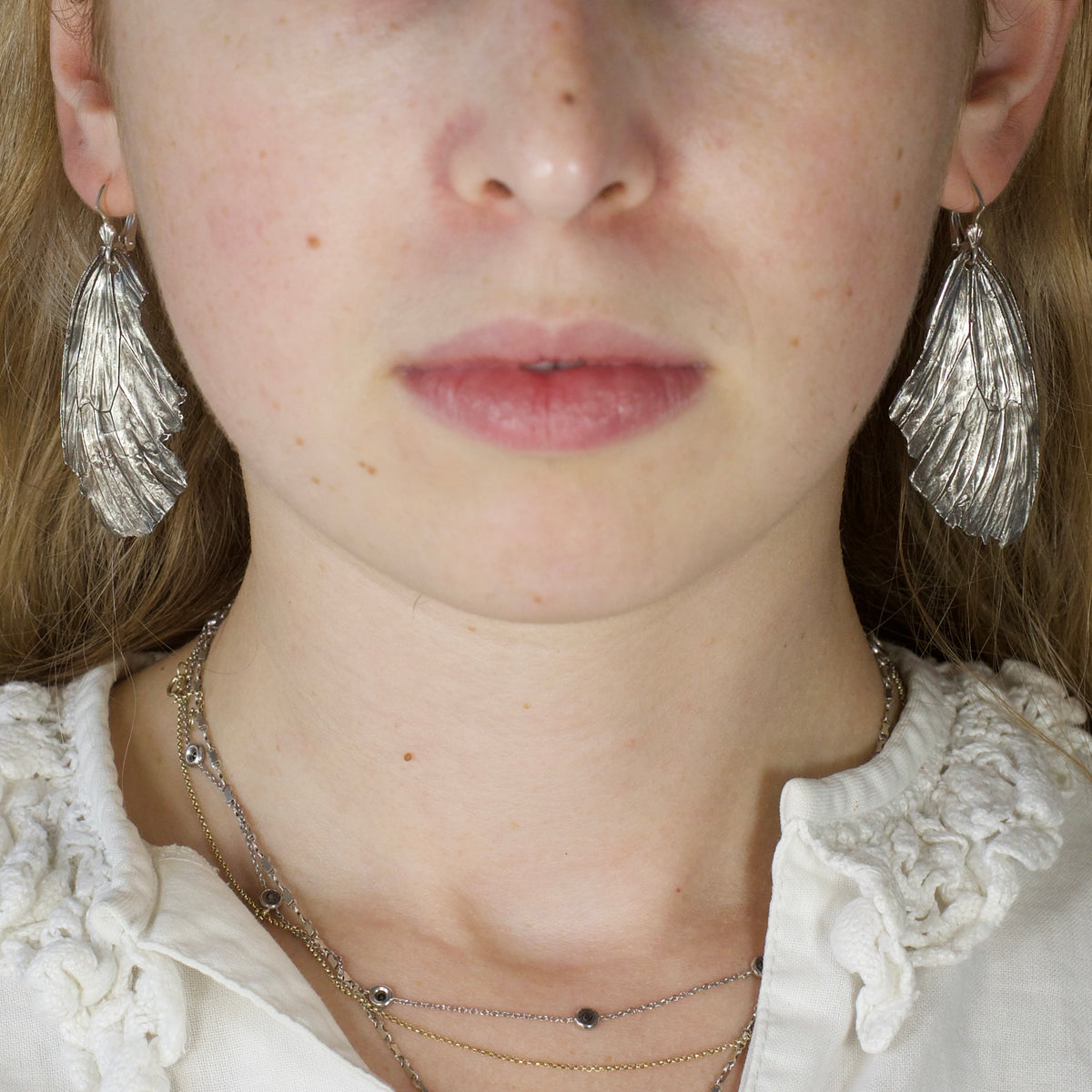 Idea Butterfly Fossil Earrings