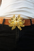 Halcyon Plated Brass Bundle — Buckle + Pendant — featured view