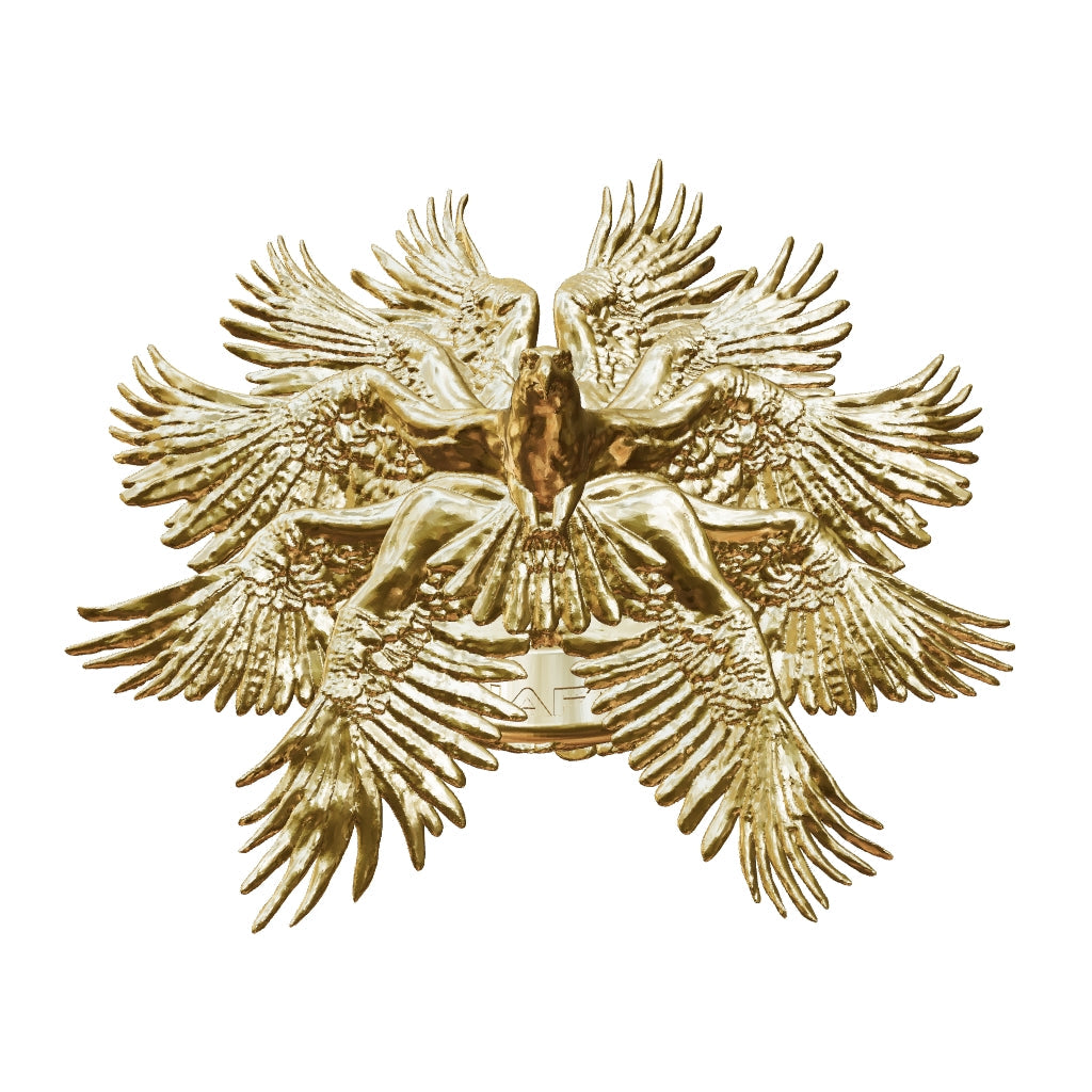 Bird of Pray Ring in 18k Gold or Platinum