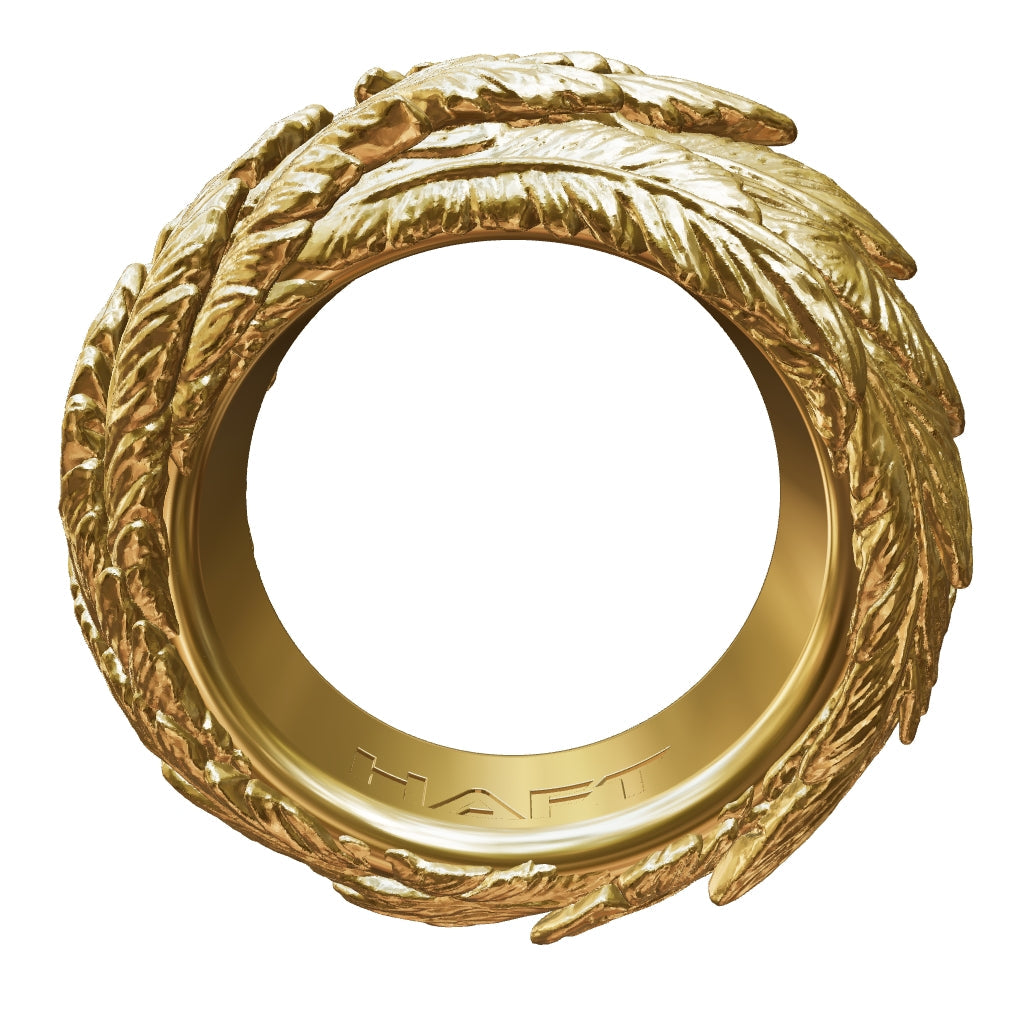 Halo of Haft Ring in 18k Gold or 950 Platinum