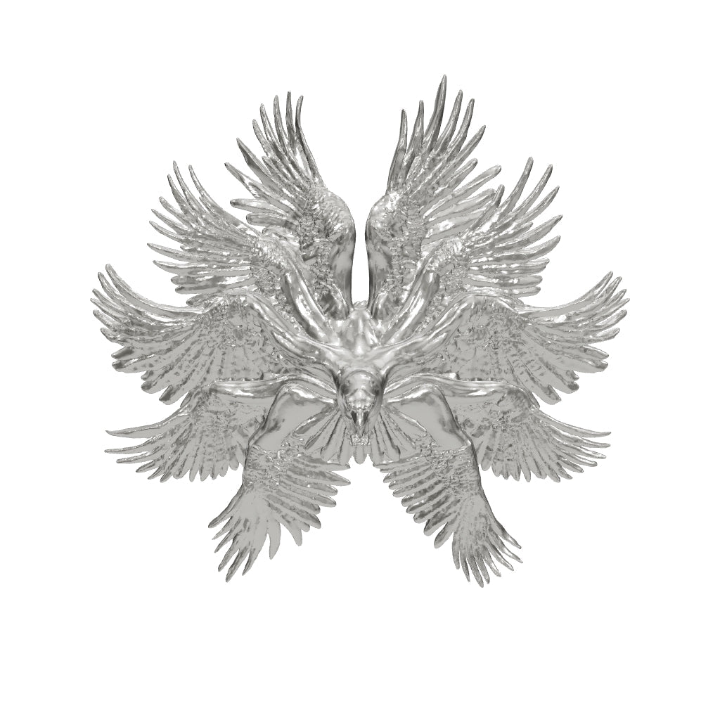 Bird of Pray Buckle rotating 3D model