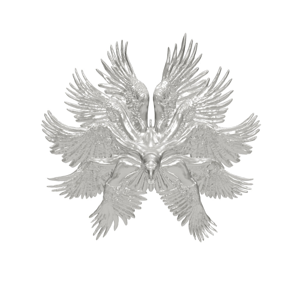 Bird of Pray Pendant rotating 3D model